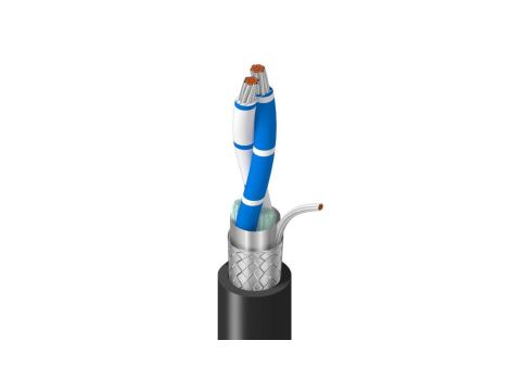 Kabel do magistral szeregowych RS485 1x2x22AWG PVC czarny BL-3105A.00152 /152m/