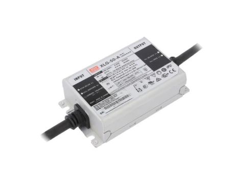 Zasilacz impulsowy, LED, 50W, 0,53...2,1A, 100...305VAC, 22...54VDC XLG-50-A