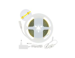 Zestaw Taśma LED SET 3m 4000K IP20 + ściemniacz + zasilacz Kobi