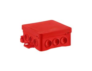 Puszka instalacyjna natynkowa typu NS6 85x85x40mm czerwona IP54 FastboxiHook SIMET