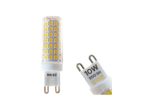 Żarówka LED G9 10W, 950lm, 2700K, 220-240V, PETA HOROZ