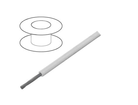 Przewód EcoGen, EcoWire, HookUp Wire linka Cu 28AWG MPPE biały 600V 30,5m 6710 WH005