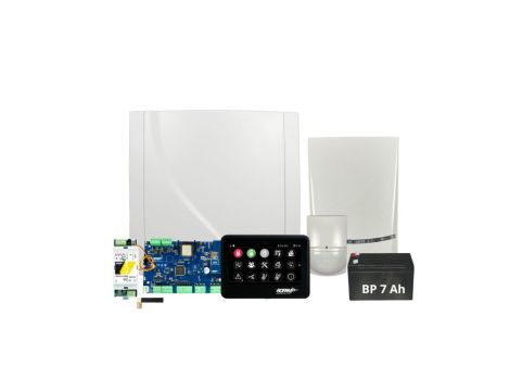 Zestaw alarmowy NeoLTE-IP-SET z czarnym panelem, Easy install