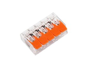 Szybkozłączka Elektryczna na Drut 10 Szt LUMILED 5x4mm 5 Torowa 32A 450V 3 Lata Gwarancji