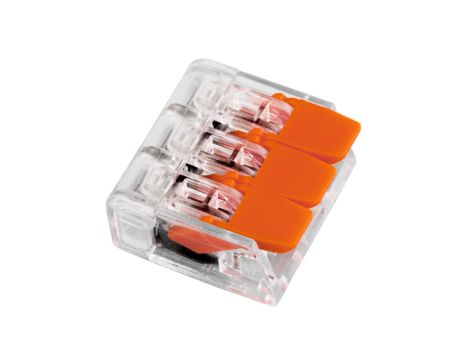 Szybkozłączka Elektryczna na Drut 10 Szt LUMILED 3x4mm 3 Torowa 32A 450V 3 Lata Gwarancji
