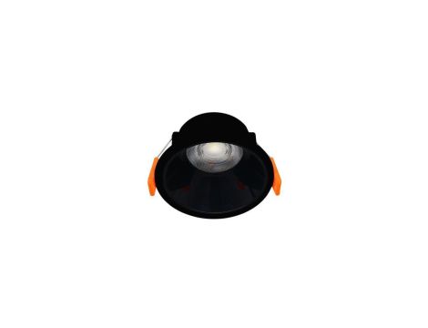 Oprawa podtynkowa downlight LED, 6W, 480lm, 6400K, IP20, okrągła, czarna, AMARA HOROZ