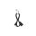 Przedłużacz 3 m / 1 gniazdo / czarny / PVC / 0,75 mm2 PC01303