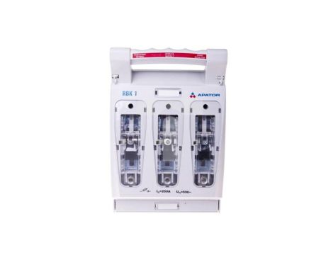 Rozłącznik izolacyjny bezpiecznikowy 250A RBK 1 /zaciski mostkowe 50-185mm2/ 63-811779-011