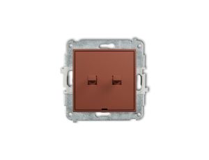 MINI Mechanizm łącznika świecznikowego w stylu amerykańskim terakota 63MWPUS-2