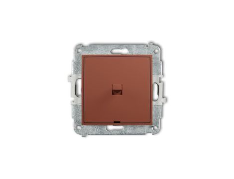 MINI Mechanizm łącznika jednobiegunowego w stylu amerykańskim terakota 63MWPUS-1