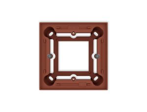 ICON Puszka natynkowa pojedyncza kwadratowa ICON terakota 63PUK-1