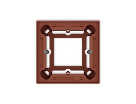 ICON Puszka natynkowa pojedyncza kwadratowa ICON terakota 63PUK-1