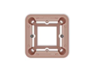 ICON / MINI Puszka natynkowa pojedyncza zaokrąglona ICON i MINI łososiowy 62PUZ-1