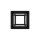 ICON Puszka natynkowa pojedyncza kwadratowa ICON czarny mat 12PUK-1