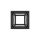 ICON Puszka natynkowa pojedyncza kwadratowa ICON grafitowy 11PUK-1