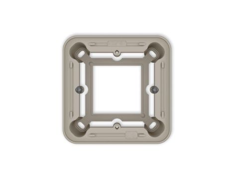 ICON / MINI Puszka natynkowa pojedyncza zaokrąglona ICON i MINI taupe 60PUZ-1