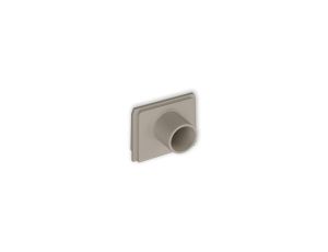 Zaślepka z wypustem fi 18 mm do puszki natynkowej pojedynczej PUK-1 / PUZ-1 taupe 60ZAPUKZ-2