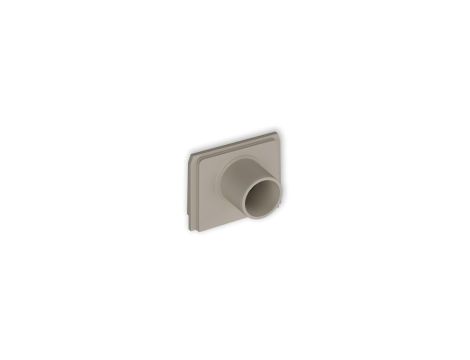 Zaślepka z wypustem fi 18 mm do puszki natynkowej pojedynczej PUK-1 / PUZ-1 taupe 60ZAPUKZ-2