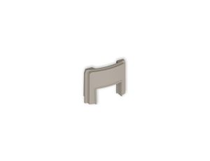 Zaślepka z wpustem do korytka 25x15 mm do puszki natynkowej pojedynczej PUO-1 taupe 60ZAPUO-3