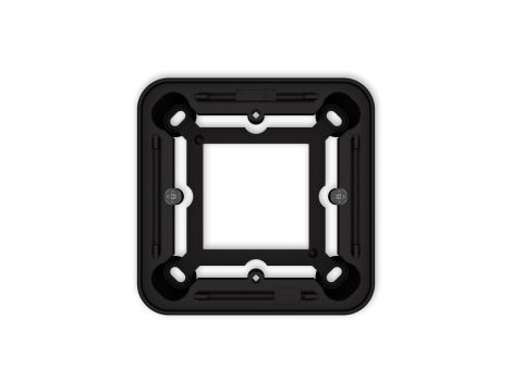 ICON / MINI Puszka natynkowa pojedyncza zaokrąglona ICON i MINI czarny mat 12PUZ-1