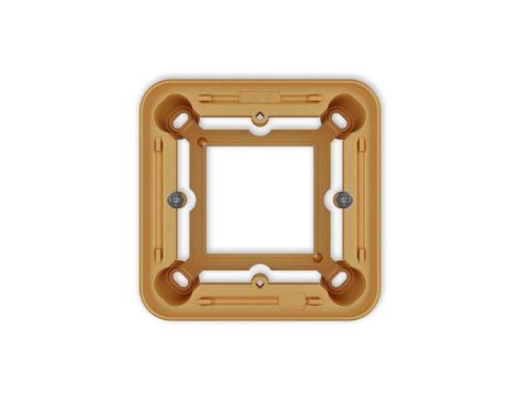 ICON / MINI Puszka natynkowa pojedyncza zaokrąglona ICON i MINI złoty 29PUZ-1