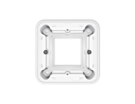 ICON / MINI Puszka natynkowa pojedyncza zaokrąglona ICON i MINI biały PUZ-1