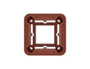 ICON / MINI Puszka natynkowa pojedyncza zaokrąglona ICON i MINI terakota 63PUZ-1