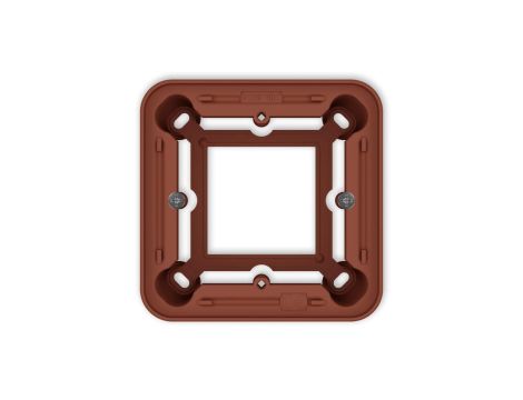 ICON / MINI Puszka natynkowa pojedyncza zaokrąglona ICON i MINI terakota 63PUZ-1