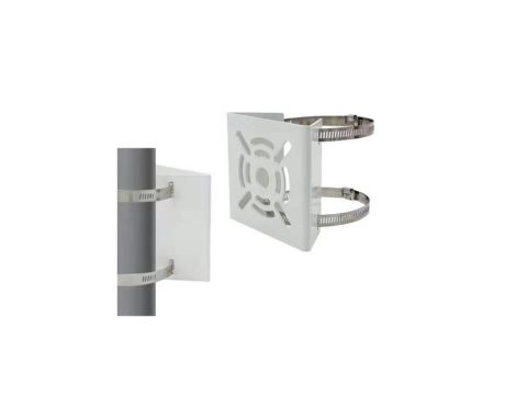 Uchwyt słupowy uniwersalny (pasuje do Dahua BCS Hikvision Uniview) 113x113mm Pole Bracket Fox 1