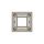ICON Puszka natynkowa pojedyncza kwadratowa ICON taupe 60PUK-1