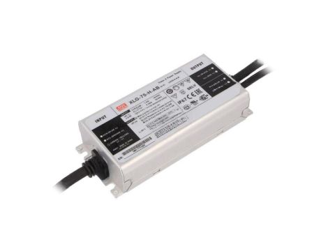 Zasilacz impulsowy LED, 75 W, napięcie wejściowe: 27...56 VDC, prąd wyjściowy: 0,65...2,1 A XLG-75-H-AB