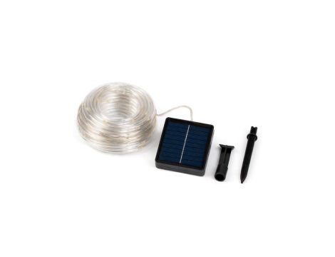 Girlanda Solarna Ogrodowa LUMILED 100x LED Dekoracyjna 11,9m WĄŻ 3000K Ciepła DALEN