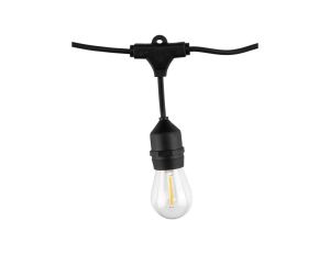 Girlanda Solarna Ogrodowa LUMILED 22x LED Ozdobne Żarówki 15m 2700K Ciepła + PILOT IP65 SOLLIS 2