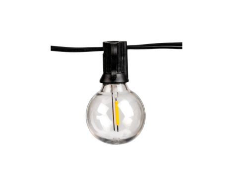 Girlanda Solarna Ogrodowa LUMILED 75x LED Ozdobne Kuleczki 45m 2700K Ciepła + Pilot CALLIS2