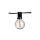 Girlanda Solarna Ogrodowa LUMILED 75x LED Ozdobne Kuleczki 45m 2700K Ciepła + Pilot CALLIS2
