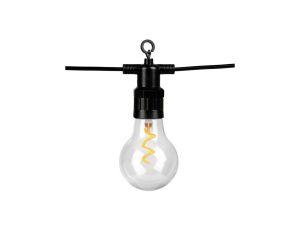 Girlanda Solarna Ogrodowa LUMILED 15x LED Ozdobne Żarówki 11,58m 2200K Ciepła + Pilot ALAVAS
