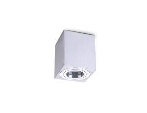 Oprawa natynkowa AQUARIUS 1xGU10 kwadrat IP44 chrom Kobi