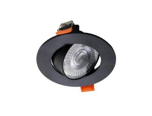 Oprawa wpuszczana downlight LED BRINO 3/5/7W 3CCT zmienna moc i barwa czarna Kobi