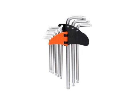 Zestaw kluczy imbusowych Torx T10-T50 9szt. KraftiDele