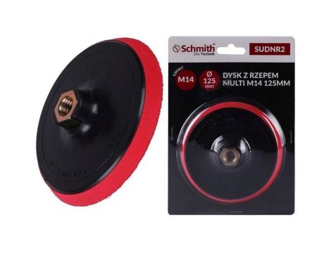 Tarcza dysk szlifierski 125mm M14 z rzepem do szlifierki Schmith