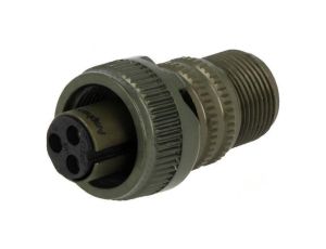 Złącze okrągłe wtyk na przewód -PIN 3 żeńskie MS/DS DS3106A 10SL-3S