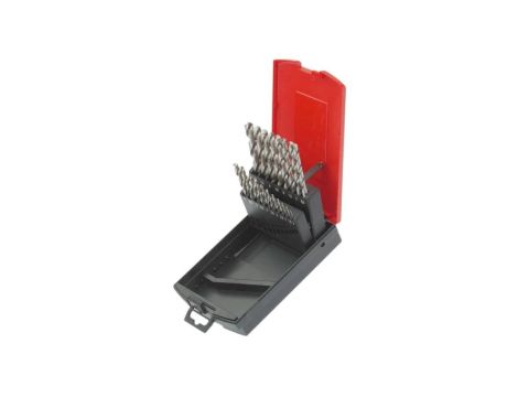 Wiertło spiralne HSS 1-10 mm Zestaw HSS-R 19 szt. w kasecie Cimco