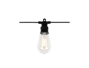 Girlanda Solarna Ogrodowa LUMILED 40x LED Ozdobne Żarówki 21,70m 3000K Ciepła + Pilot EREMI 2