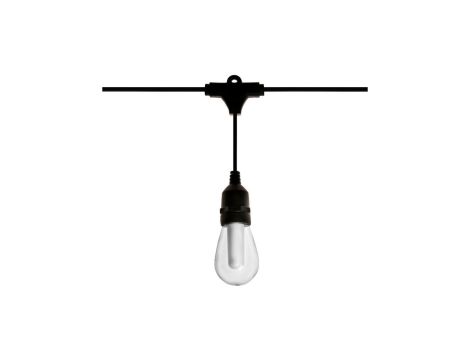 Girlanda Solarna Ogrodowa LUMILED 15x LED Płomień Ozdobne Lampki 15m 1800K Ciepła FLAME
