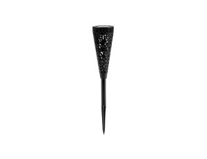 Lampa Solarna LUMILED Ogrodowa LED 2700K IP44 Wbijana Zewnętrzna Słupek Lampka Czarna THALIA