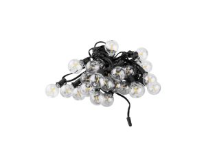 Girlanda Solarna Ogrodowa LUMILED 30x LED Ozdobne Kuleczki 15,05m 2700K Ciepła + Pilot CALLIS PRO