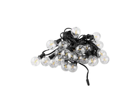 Girlanda Solarna Ogrodowa LUMILED 30x LED Ozdobne Kuleczki 15,05m 2700K Ciepła + Pilot CALLIS PRO