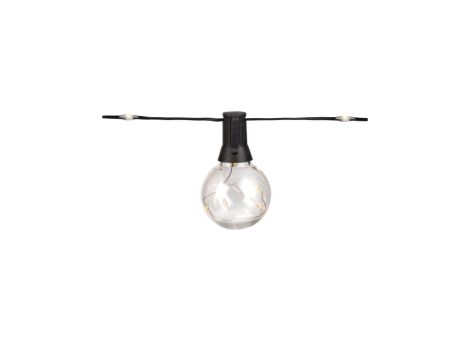 Girlanda Solarna Ogrodowa LUMILED 20x LED Ozdobne Żarówki 10,55m 3000K Ciepła + Pilot AURA