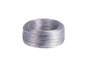 Kabel mieszkaniowy OMY / H03VV-F 3x1,5mm2 transparentny 300/300V giętki linka Alkri /100m/