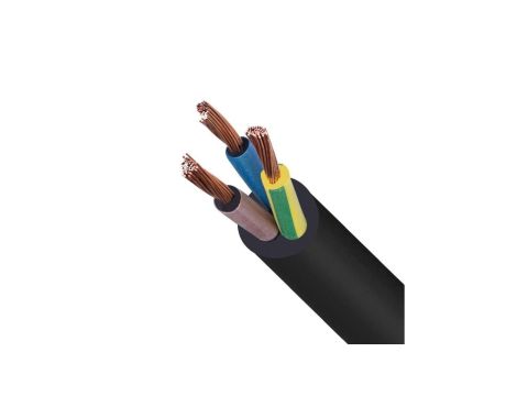 Kabel przemysłowy gumowy OW / H05RR-F 3x1,5mm2 czarny 300/500V zewnętrzny olejoodporny linka Prysmian /500m/